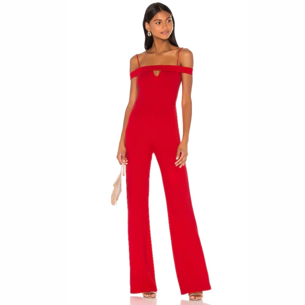 Lovers + Friends Gwyneth Jumpsuit in Red - XS